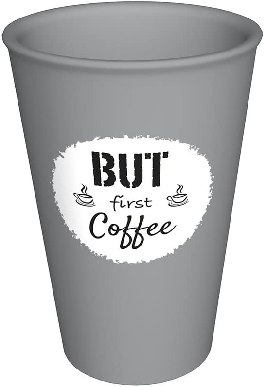 Ornamin Coffee to Go Cup, Plastic, white, 1 Units