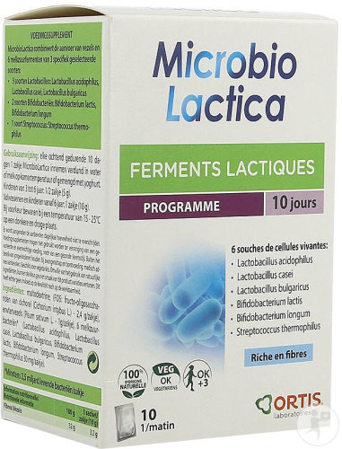 Ortis Microbio Lactica lactic ferments bag 10x10g