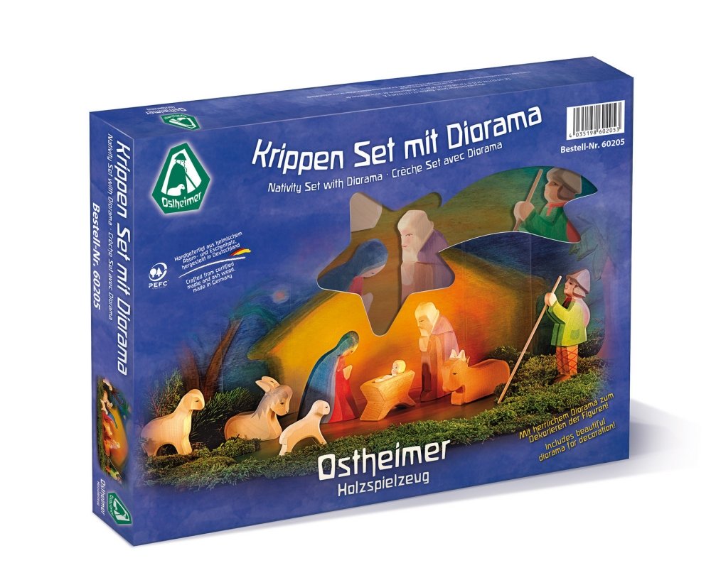 Ostheimer Nativity Set With Diorama