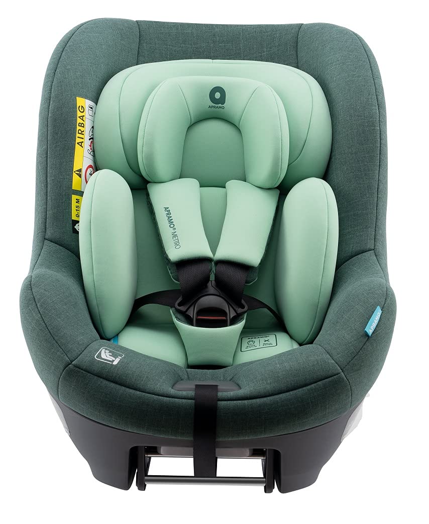 Apramo Car Seat Metro Size 0+ I Size + Hub Base Basil Green