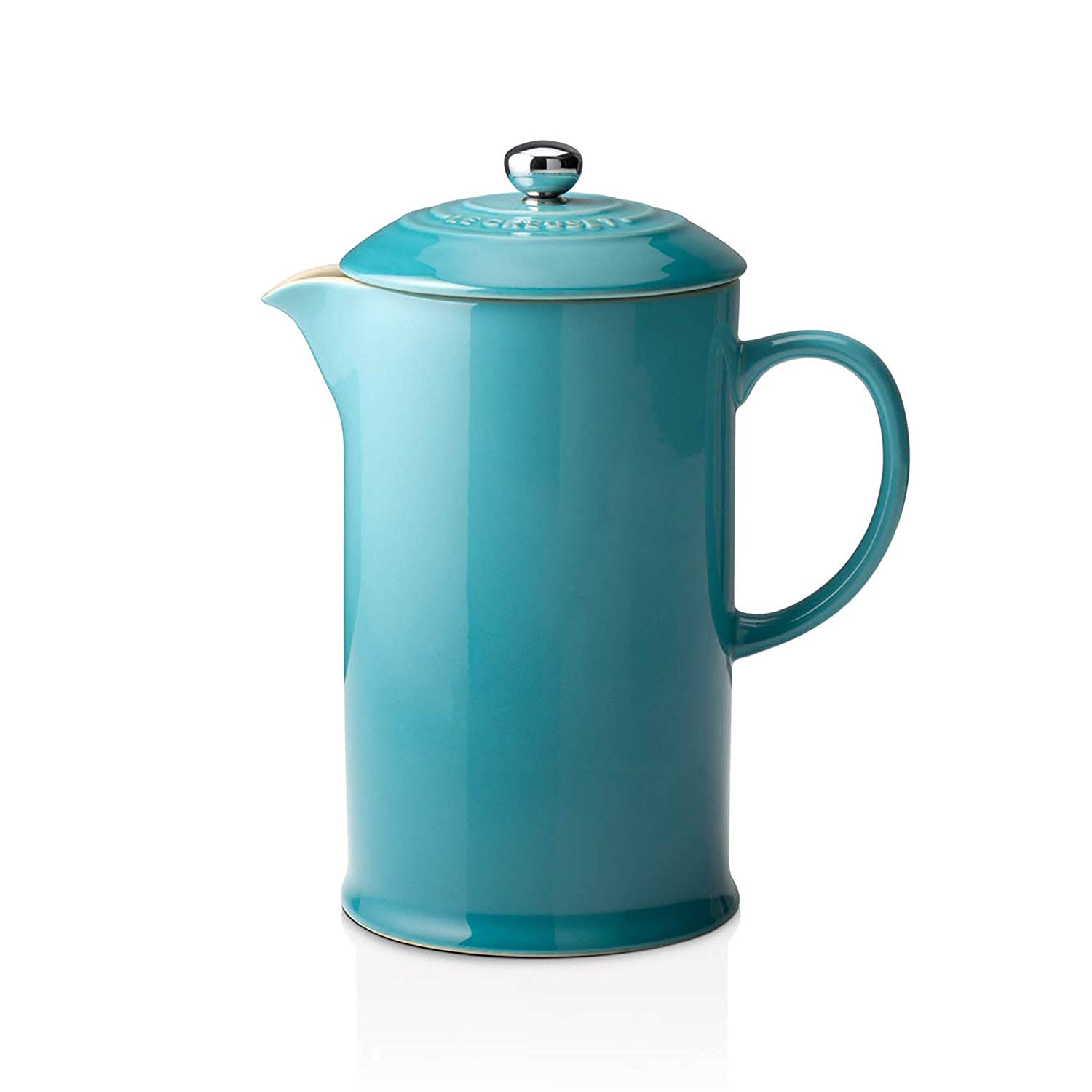 Le Creuset Stoneware Cafetiere With Metal Press – Green, 750 Ml