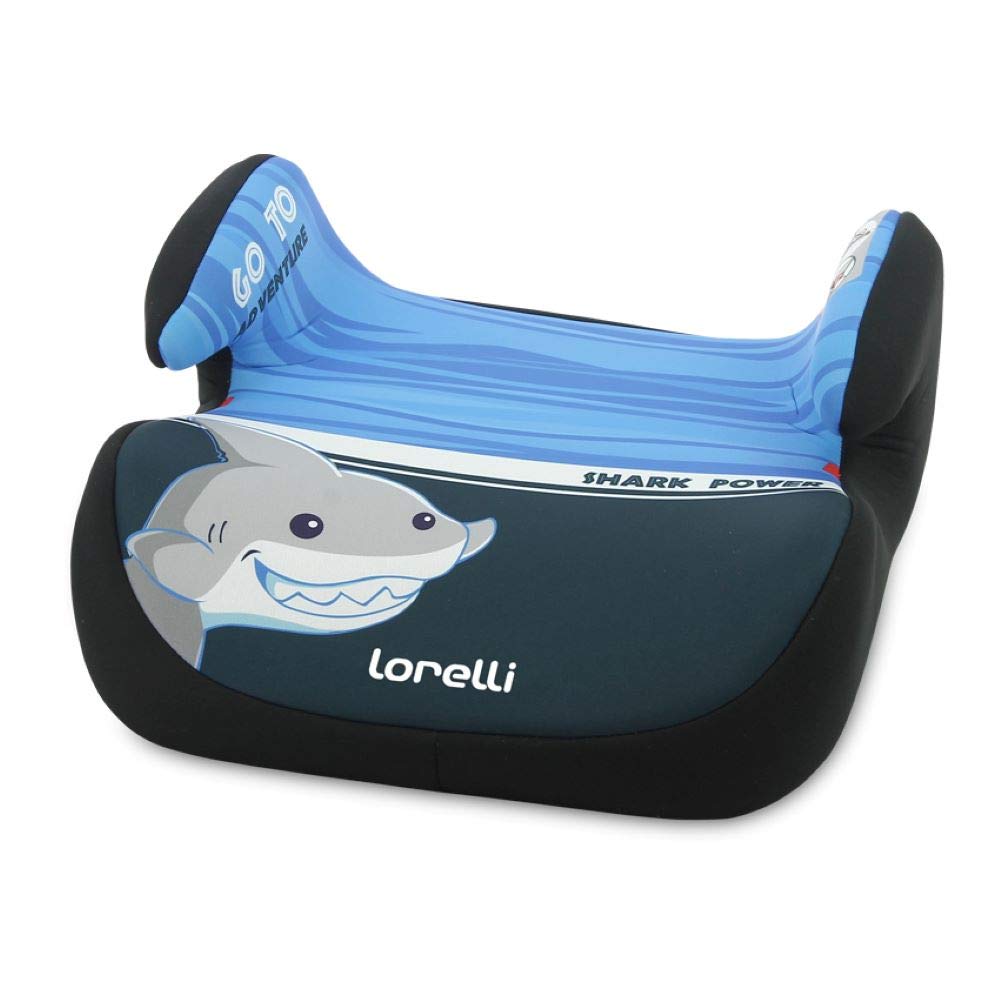 Lorelli Topo Comfort Car Seat Group 2/3 (15-36 kg) from 4 to 12 Years, Colour: Grey/Blue