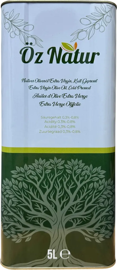 Öz Natur | Extra Virgin Olivenöl, Kaltgepresst 5L