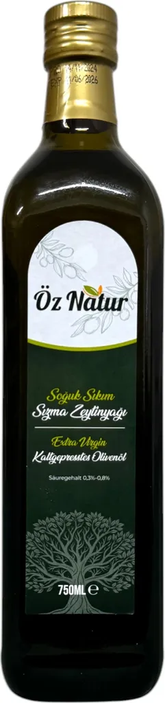 Öz Natur | Natives Olivenöl (Extra Virgin, Kalt Gepresst) 750ml
