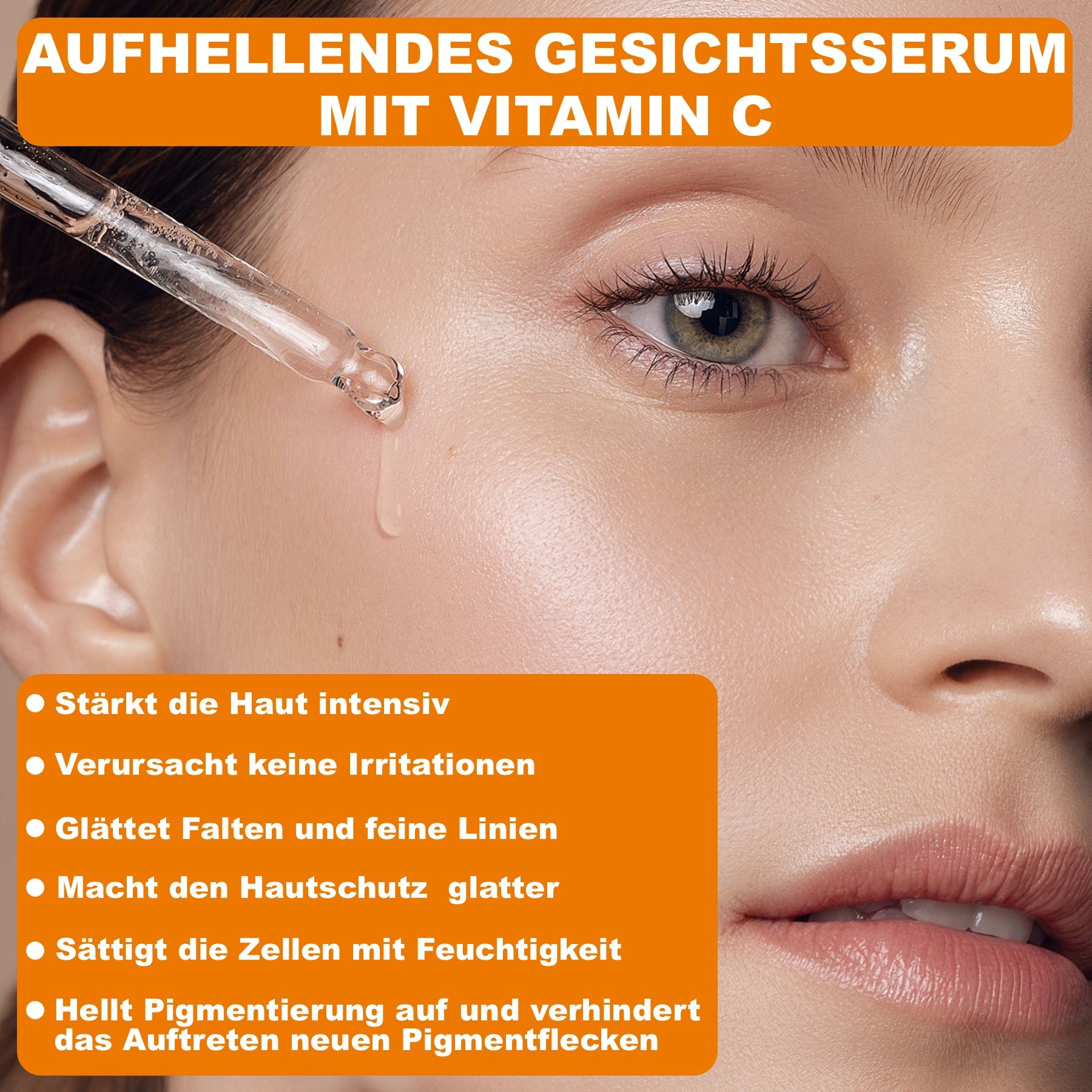 P-Beauty facial serum with vitamin C