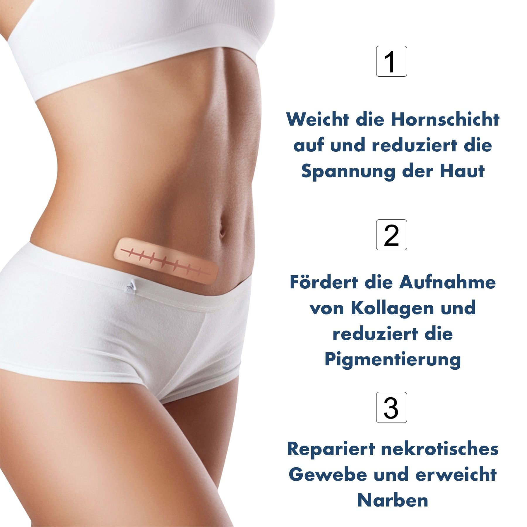 P-Beauty Silicone Wundpflaster für Narben