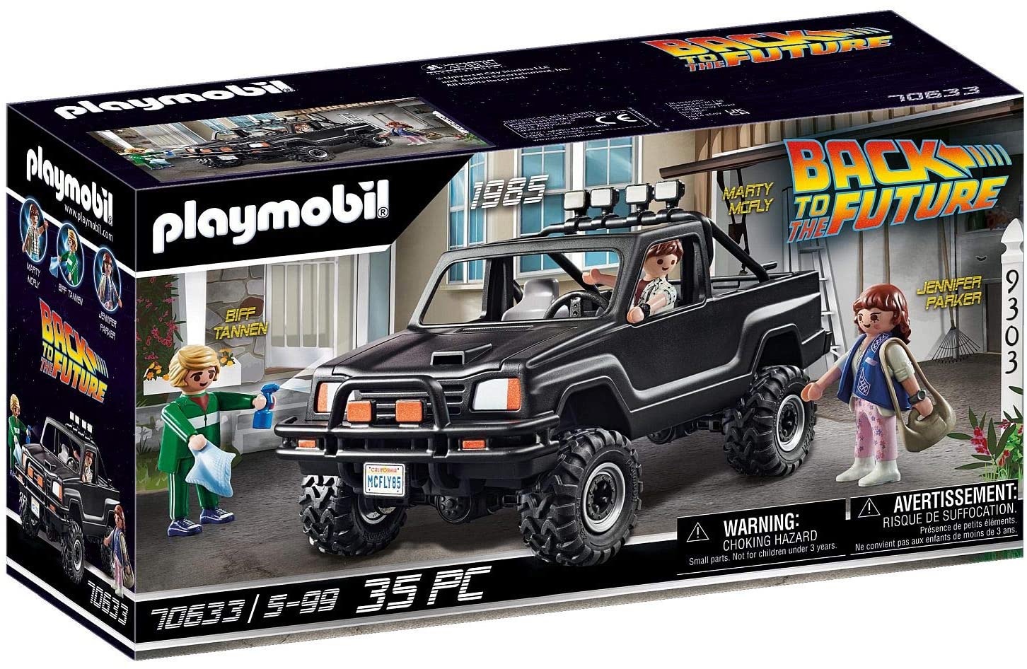 Playmobil Marty’s Pick-Up Truck from Back to the Future, Age 6 and Up, 7063