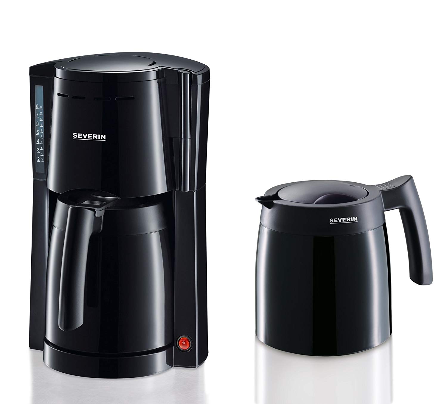 Severin Ka9234 Thermal Coffee Maker With 2 Thermos In Black