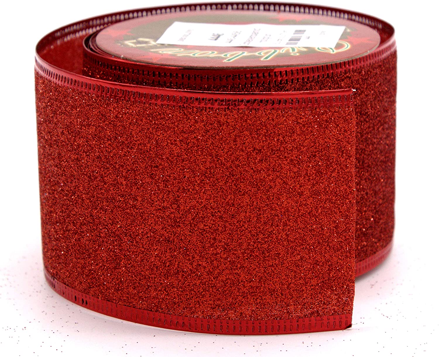 Daro Decorative Fabric Ribbon 6.3 Cm X 2.7 M In Red Or Green - 1 Piece Or 3