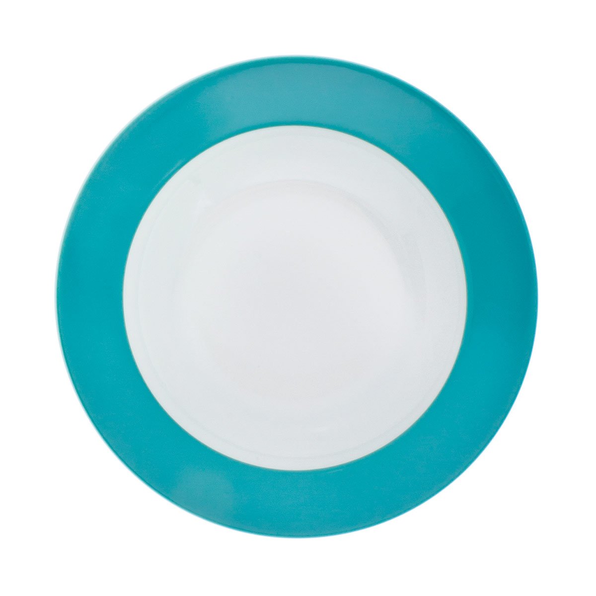 KAHLA Pronto Colore Plate, Porcelain, Petrol, 22 cm Soup Plate, 573406 A722