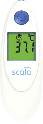 SCALA Fever thermometer SC 8360 contactless infrared with LED fever alarm, 1 pc