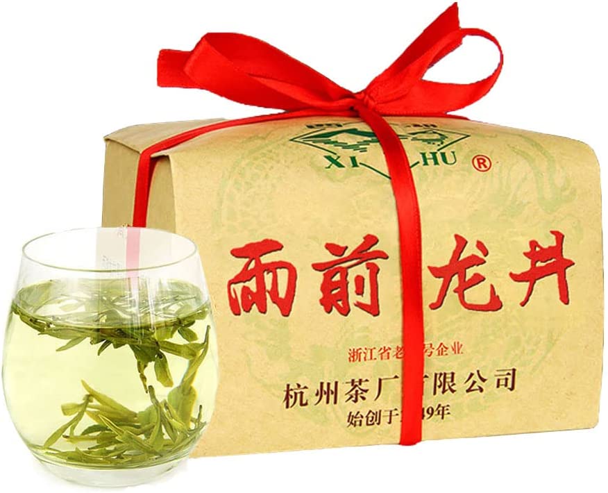 Xihu West See Dragon Fountain Tea, 2022 New Tea, Longjing Green Tea Leaves Before Grain Rain Day, Third Class, 250 g,