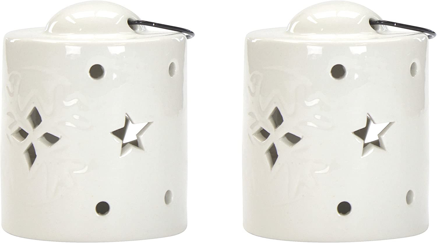 Decoline Ceramic Lantern with LED