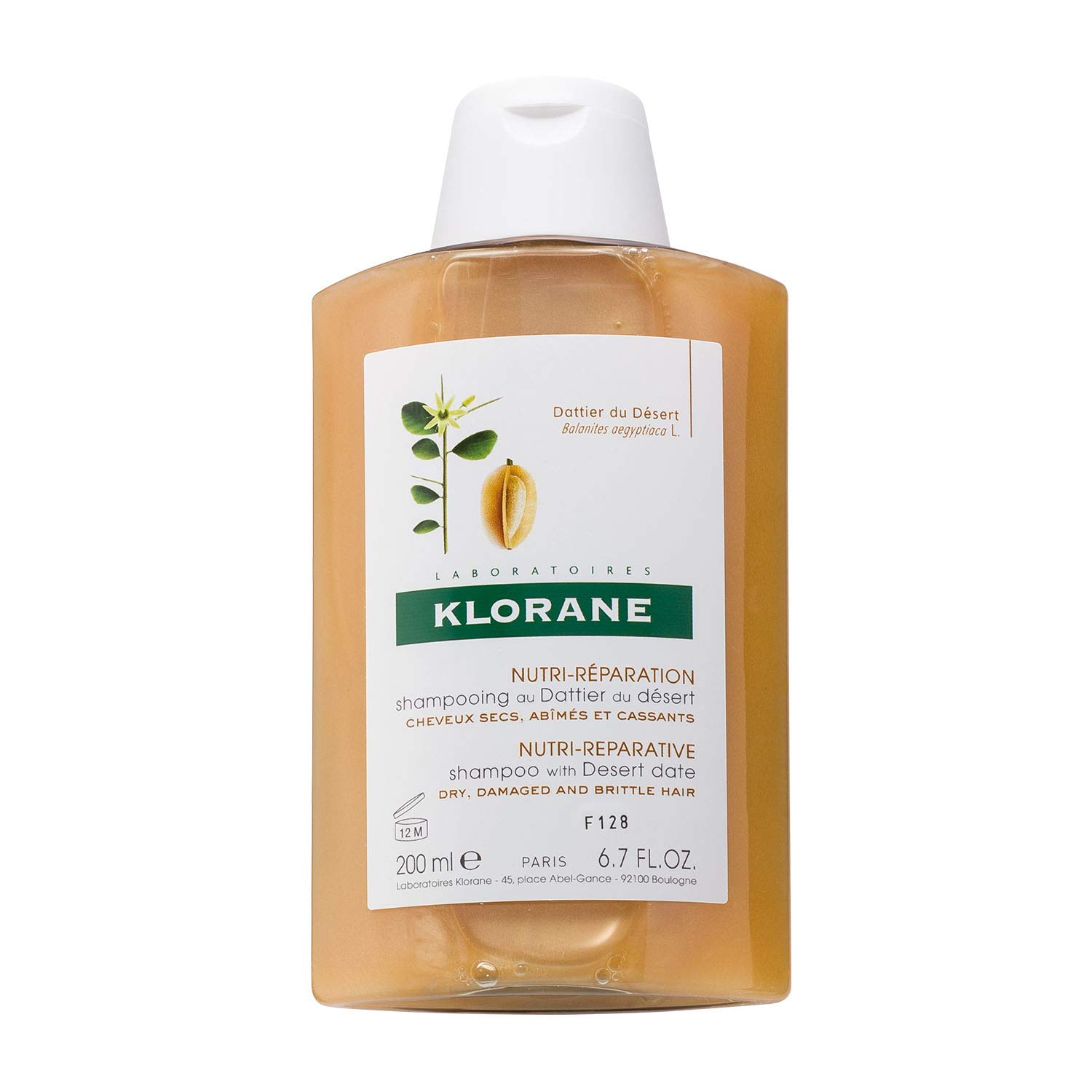 Klorane Desert Shampoo 200 ml, ‎transparent