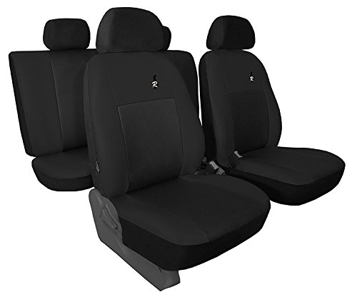 \'CUSTOMISED Caddy – Road Black. Car Seat Cover Set