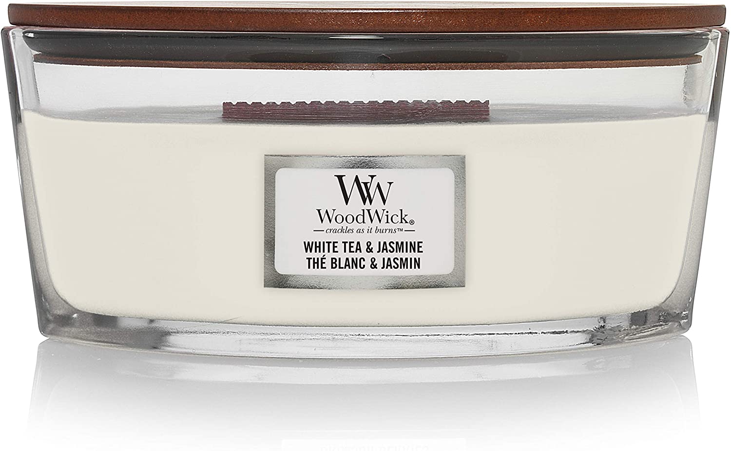 Woodwick Elliptical Scented Candle With Crinkle Wick