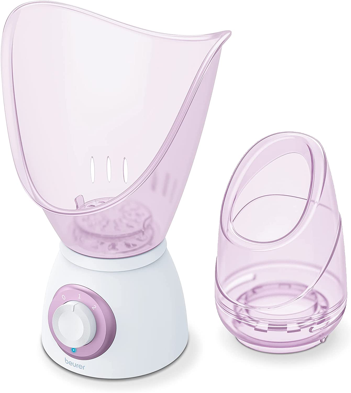 Beurer FS 60 Facial Sauna - Facial Steamer for Cosmetic Facial Care - Opens Pores and Moisturises - Soothing Steam - Also Suitable for Aromatherapy and Inhalation