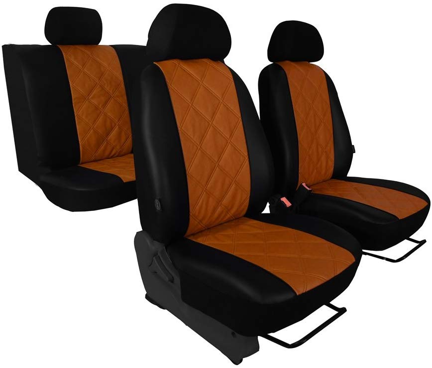 POK-TER-TUNING For SX4 from 2006 to 2013 Seat Cover in Faux Leather with Diagonal Quilted Seat in 5 Colours