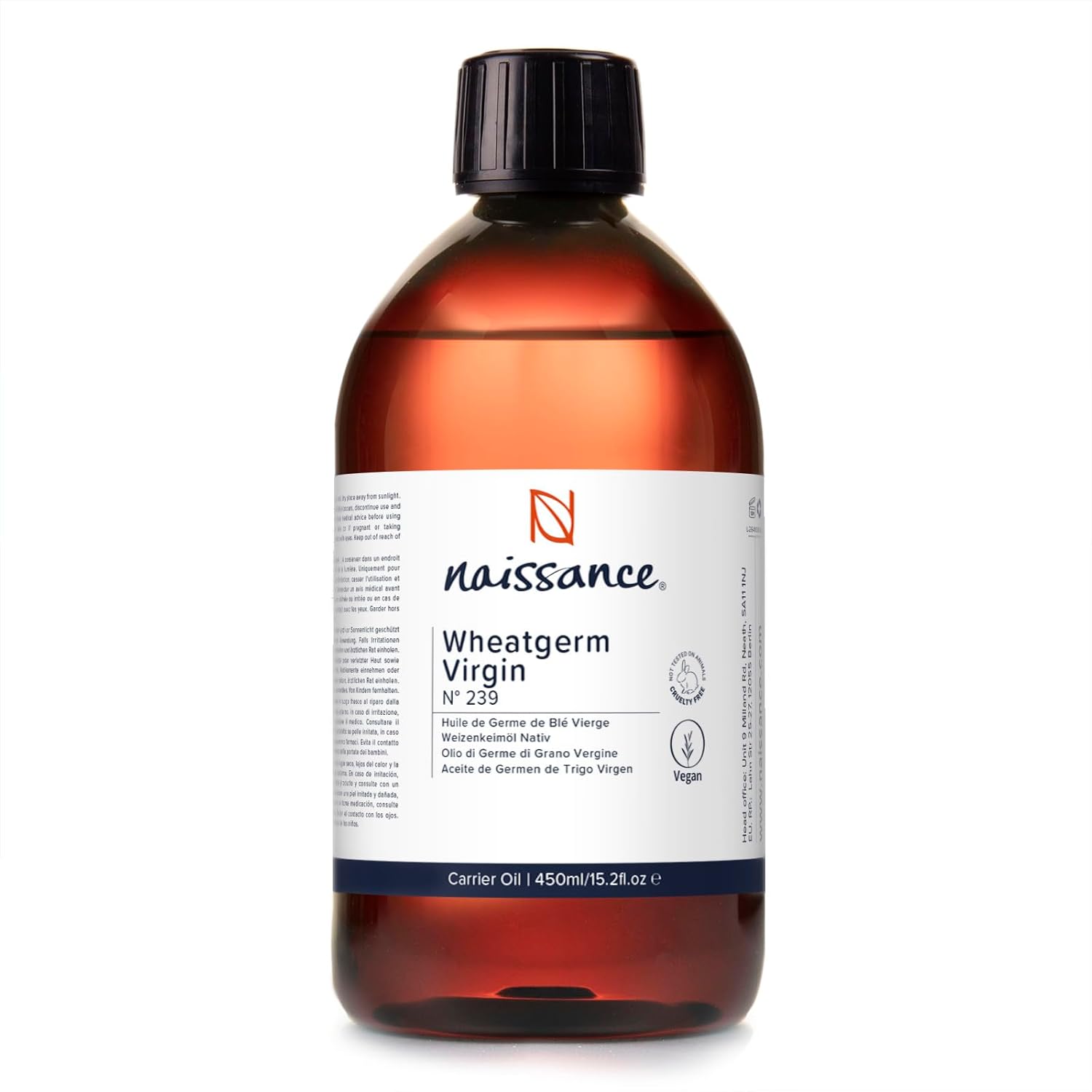 Naissance Wheat Germ Oil, Native 450 ml