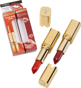 L'Oréal Paris Lipstick set Color Riche 163 + Color Riche 345 (4.3ml + 4.3ml), 1 pc