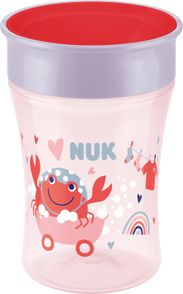 NUK Mug Evolution Magic Cup red/purple, 230ml, 1 pc