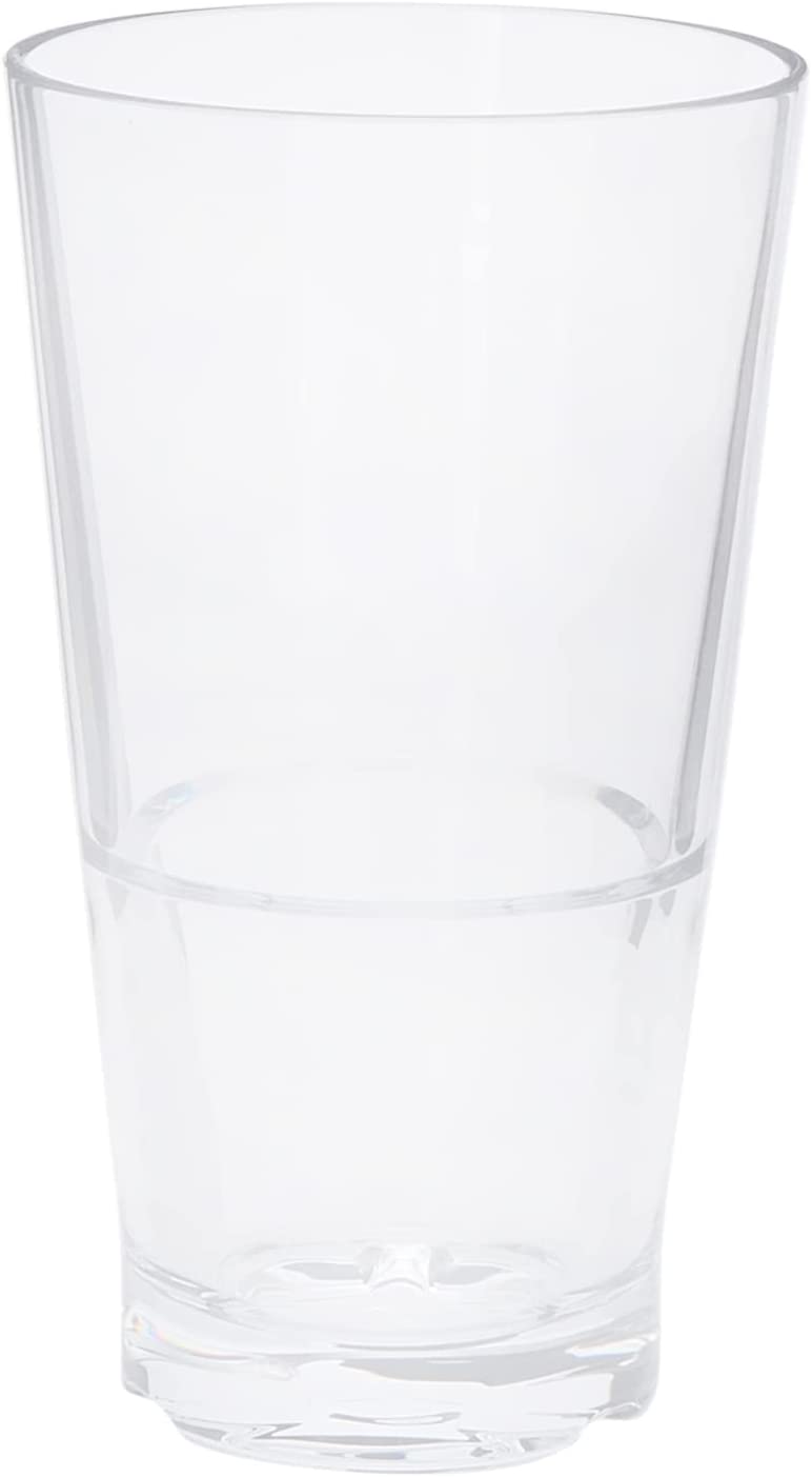 Strahl 710163 Water glass made of unbreakable polycarbonate \"Tumbler CapellaStack Clear\", 473 ml