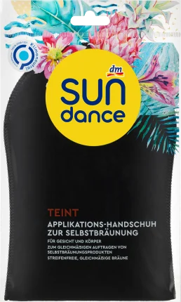 Application glove for self-tanning, 1 hour