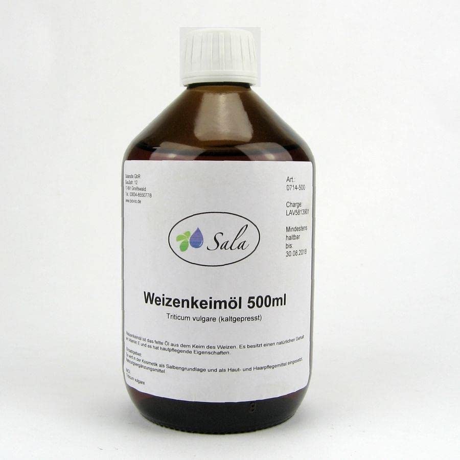 Sala Wheat Germ Oil Cold Pressed Conv. (500 ml Glass Bottle)