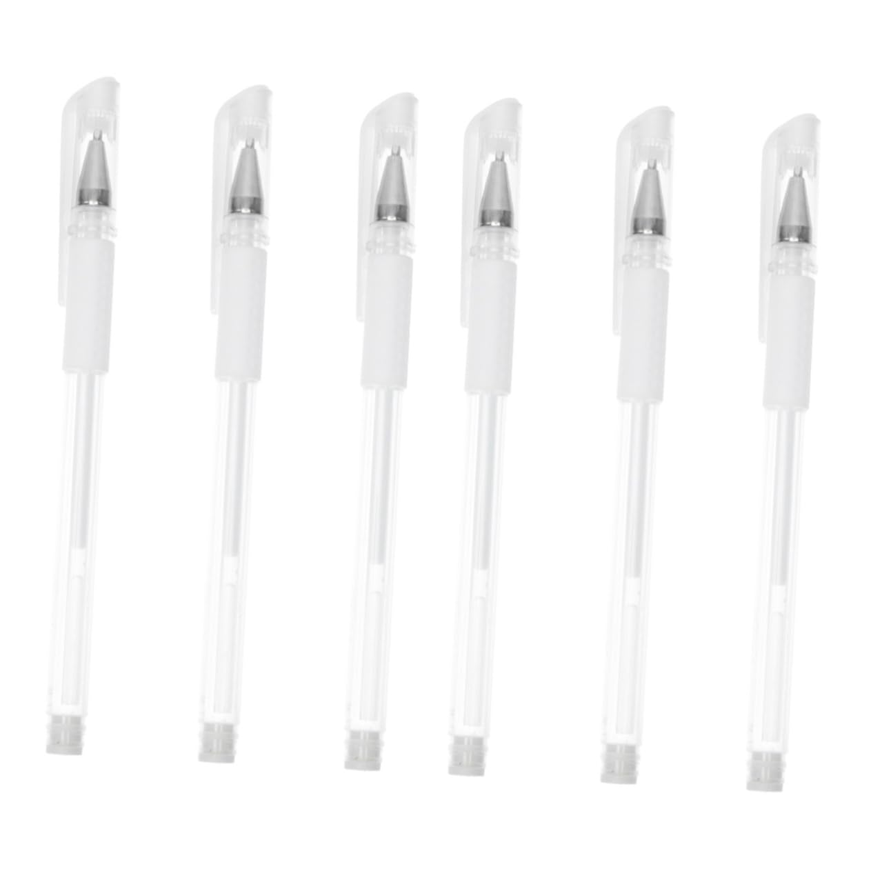 Solustre Pack of 6 Skin Markers White Eyebrow Mapping Pen Eyebrow Pencil Microblading White Pen Tattoo Positioning Pen Eyebrow Marker Microblading Pen