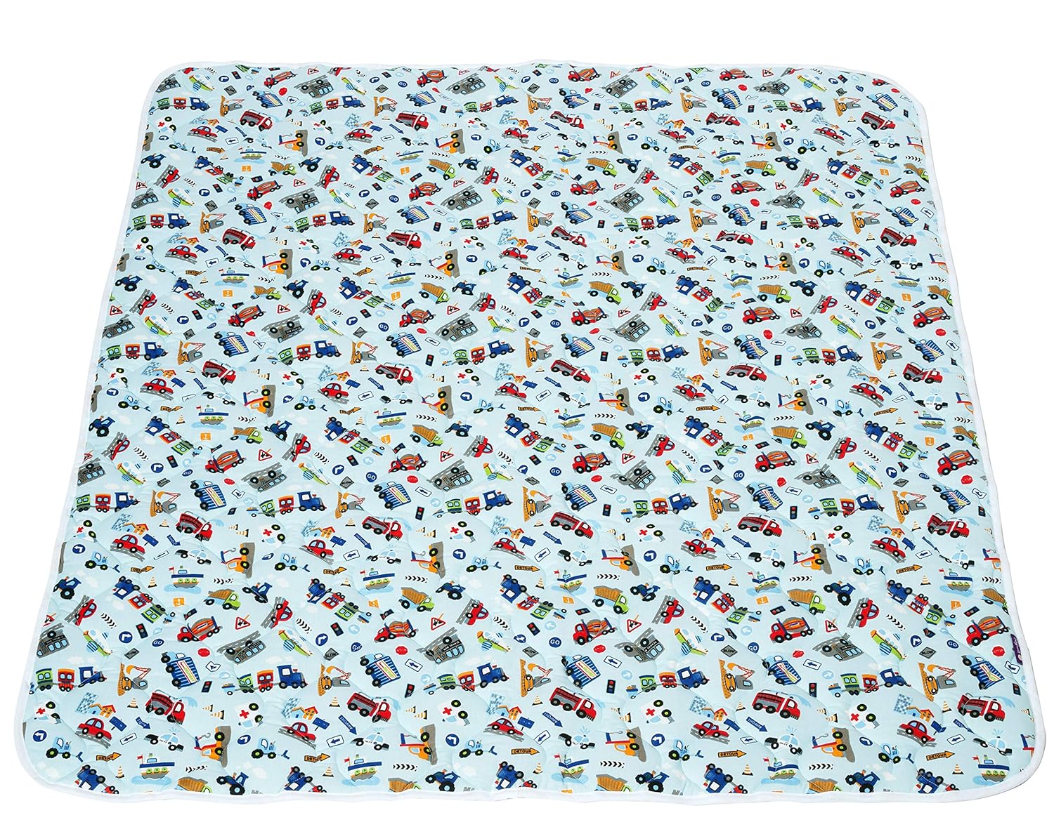 Babyfrücht BLP Crawling Blanket for Vehicles Blue Non-Slip and Waterproof Series: Base-Line Premium (BLP) Item 10204 Approximately 130 x 150 cm Washable at 30 °C