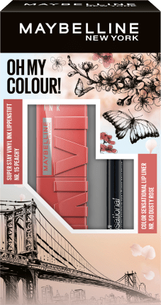 Gift set lipstift Super Stay Rose, 2 pm, 1 st