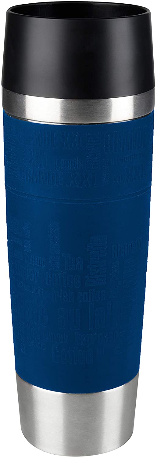 Emsa 515618 Insulating Cup (Enjoy Mobile, 500Ml, Quick Press-Sluiting, Reis