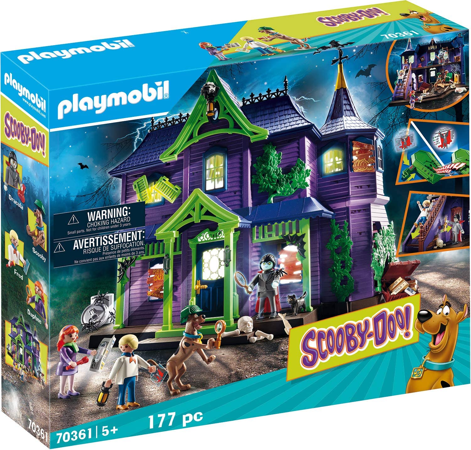 Playmobil 70361 Scooby-Doo Adventure in the ghost house, from age 5