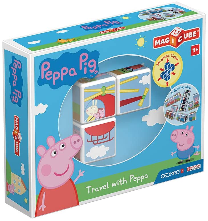 Geomag Magicube-Peppa Pig Travels With Peppa (3 W Rfel)