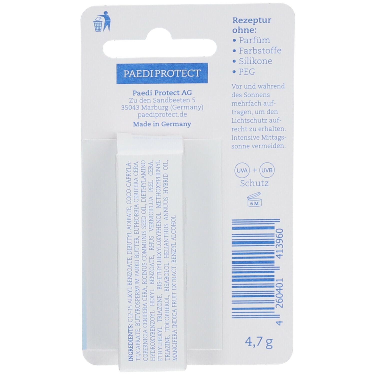 PAEDIPROTECT lip care