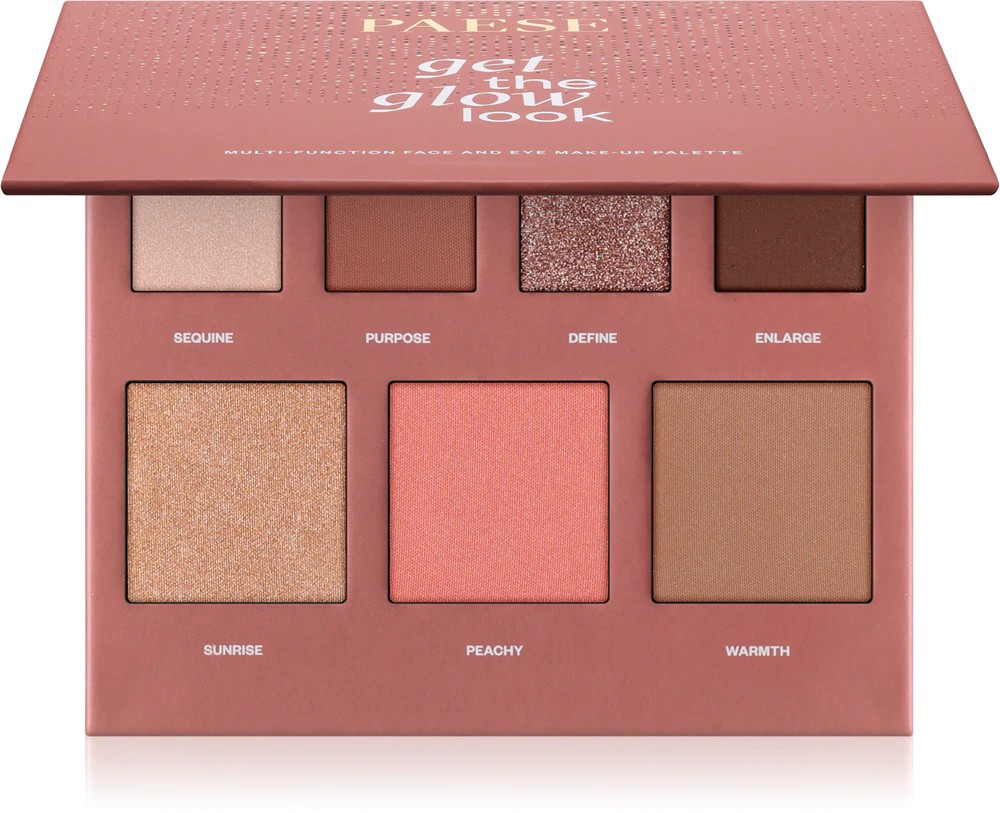 Paese Get The Glow Look Face And Eye Make-up Palette Eyeshadow & Contour Palette for Face and Eyes