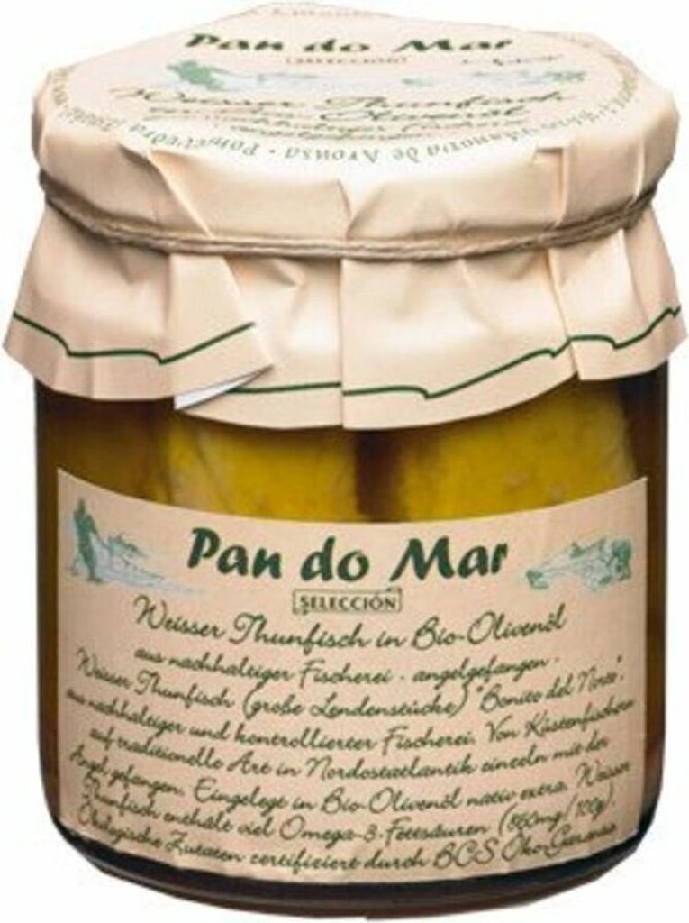 Pan do Mar White Tuna in Olive Oil -- 0.154kg x 6 - 6-pack