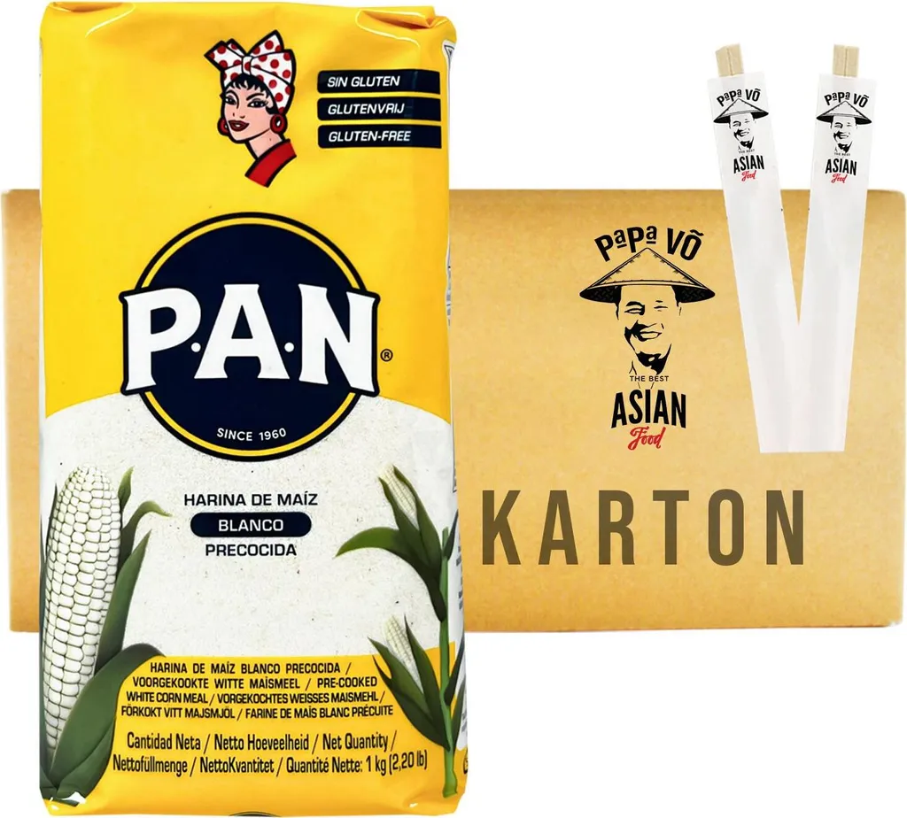 Pan Precooked White Corn Flour 10x1kg