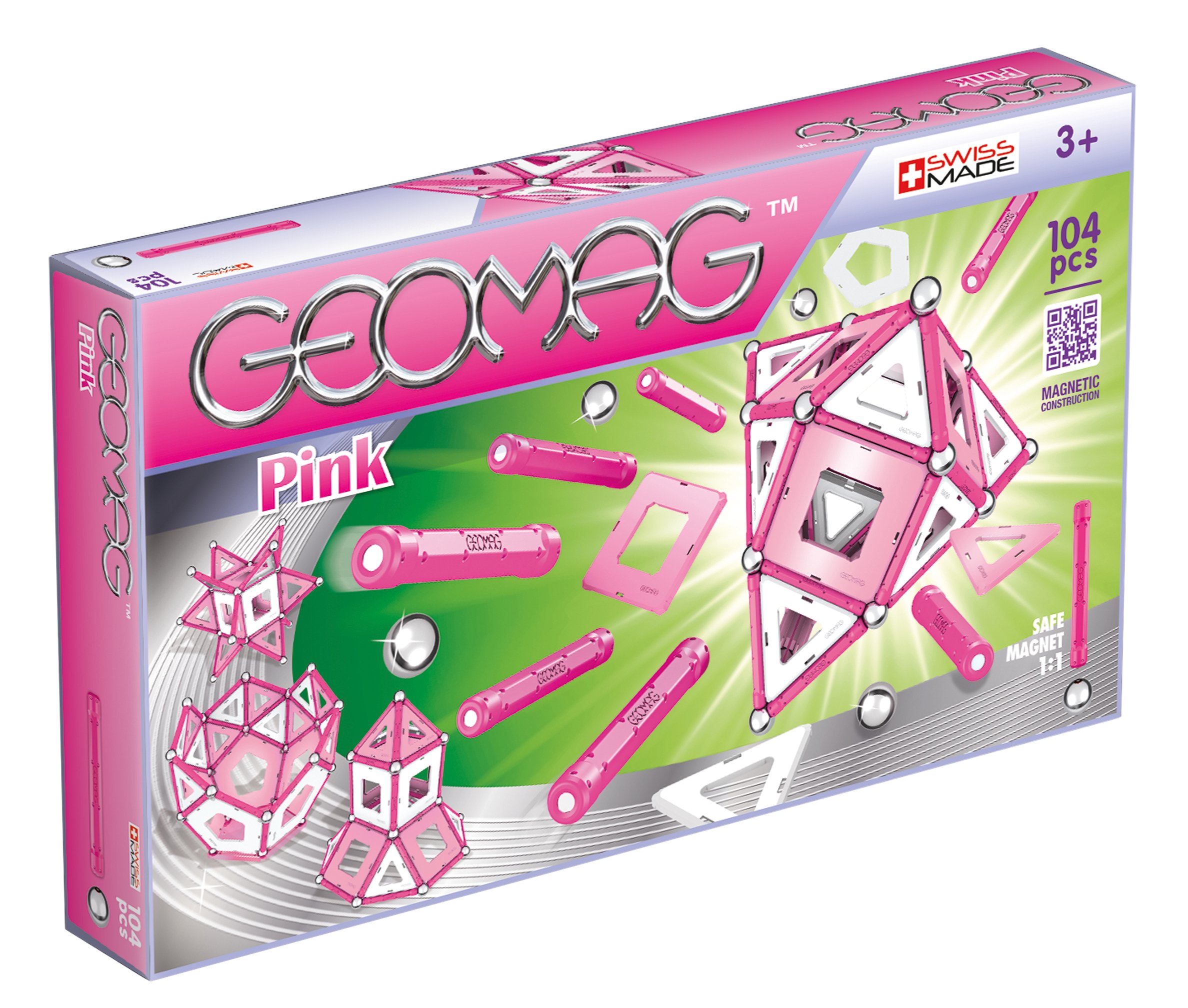 Geomag Panels Set Construction Toy Pink