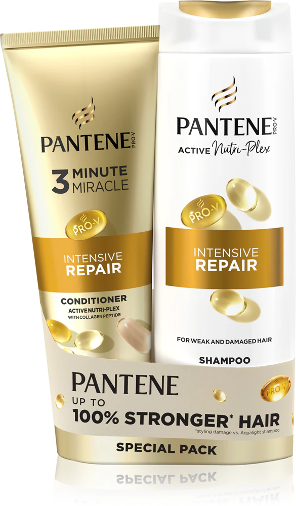 Pantene Pro-V Active Nutri Plex Intensive Repair Set für beschädigtes und brüchiges Haar