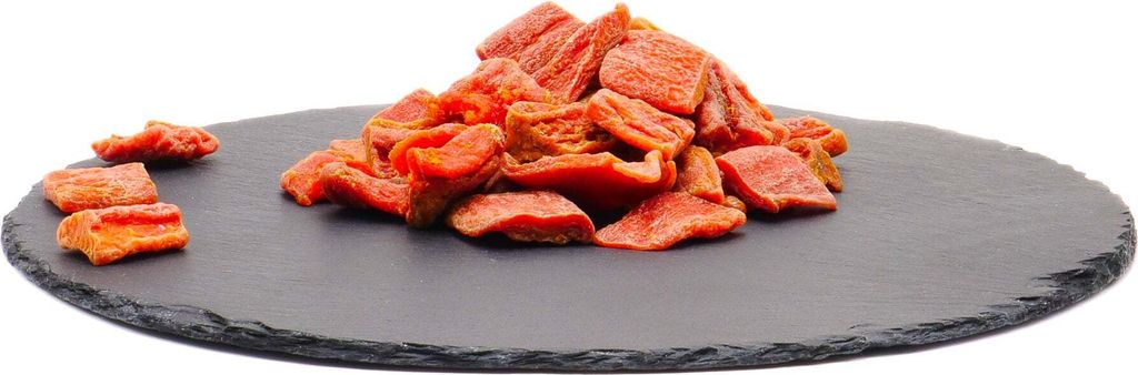 Papaya pieces (natural, dried): 100g Size: 100g