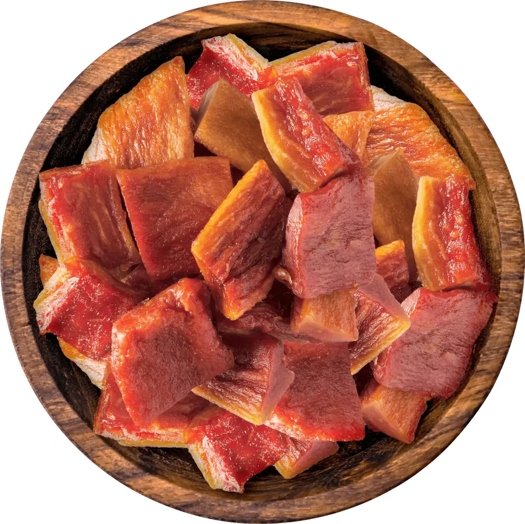 Papaya pieces, dried, papaya pieces, dried fruit with no added sugar & unsulfured, 1kg