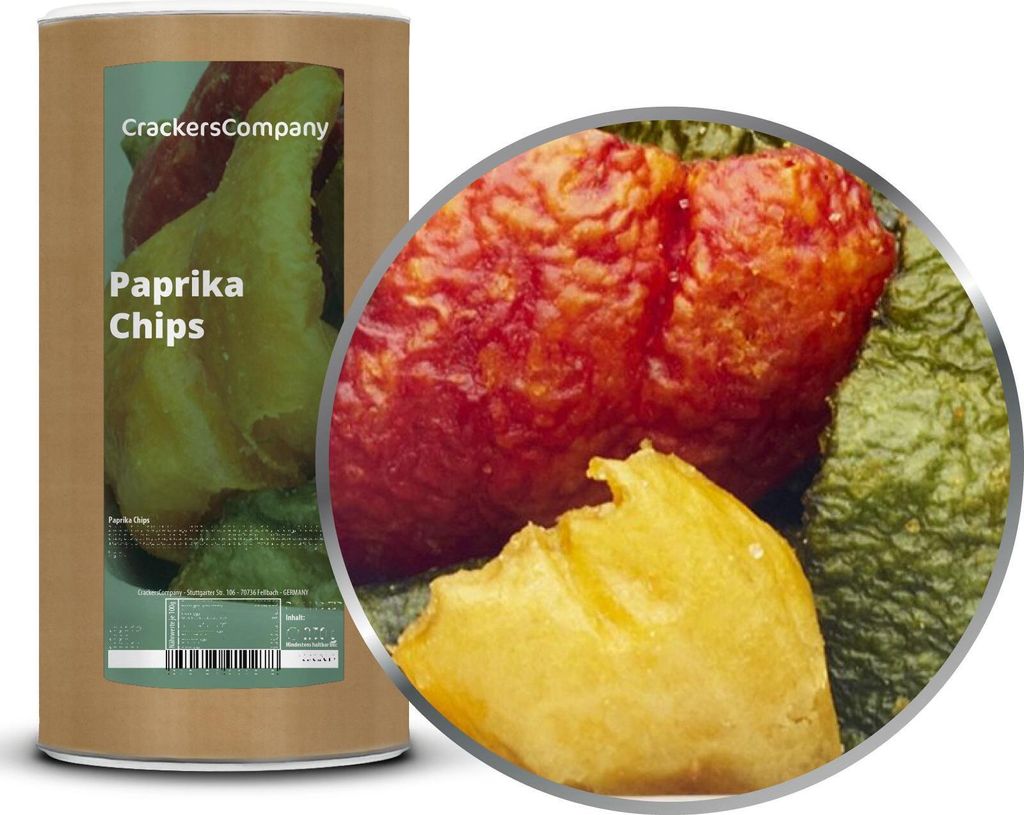 PAPRIKA CHIPS membrane can large 150g