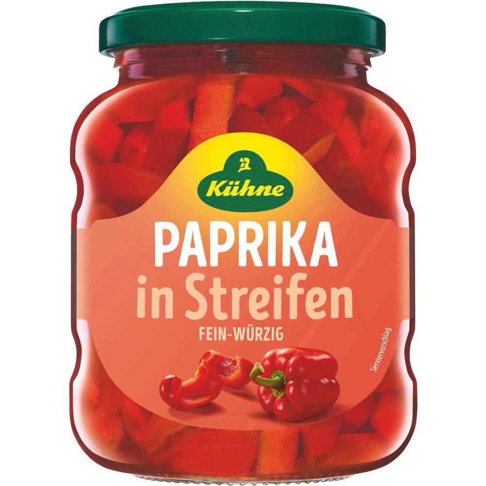 Peppers in strips