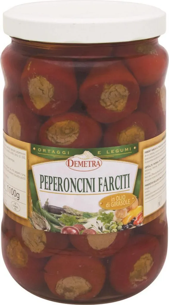 Peppers stuffed with anchovies and tuna 1550 gr. - Demetra