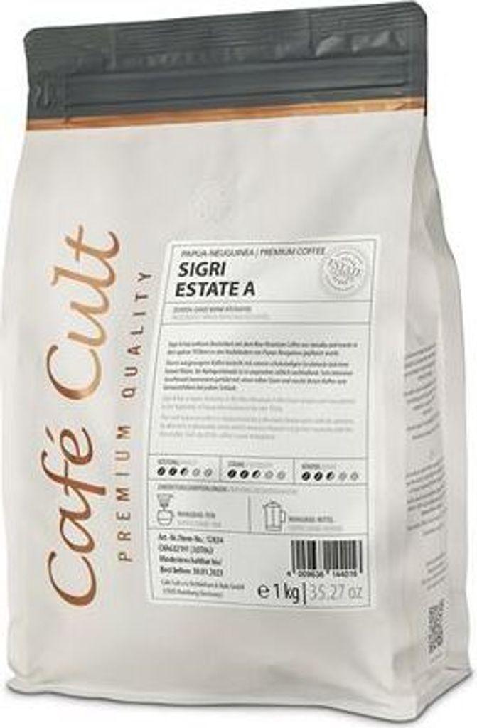 Papua New Guinea Sigri Estate in a 1kg bag, whole bean