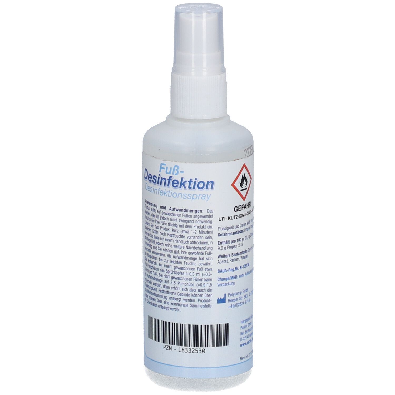 PARAM Fuß-Desinfektions-Spray