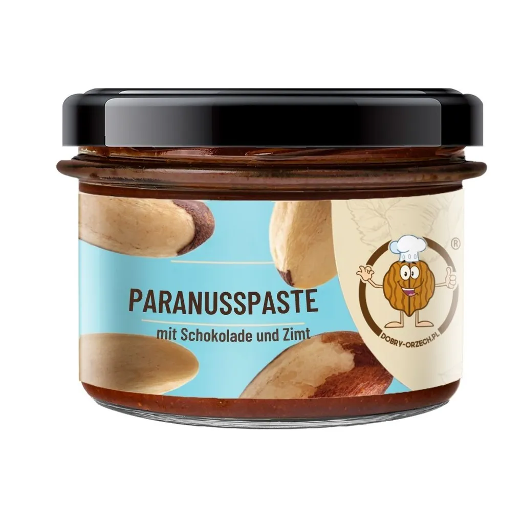 Paranusspaste mit Schokolade und Zimt