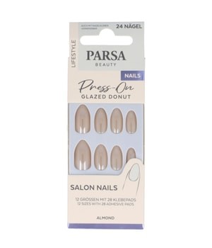 PARSA Beauty Press on artificial nails, Glazed Donut, 24 pcs.