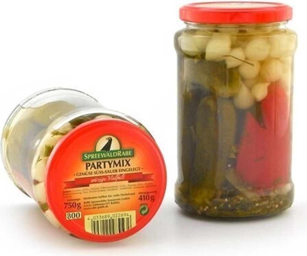 Party mix - sweet and sour pickled vegetables - from Spreewald-Rabe (800 ml glass)
